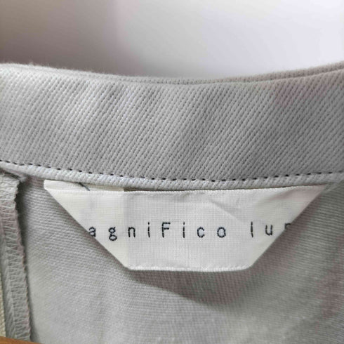 magnifico luna ドットパンチングコットン ロングワンピース レディース