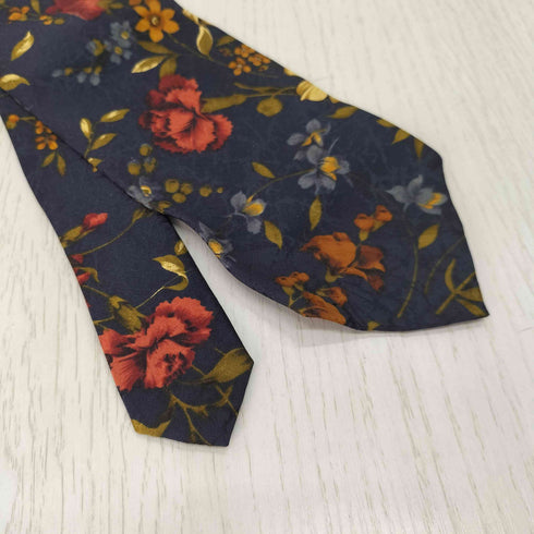 イヴサンローラン Yves Saint Laurent 花柄 ネクタイ メンズ