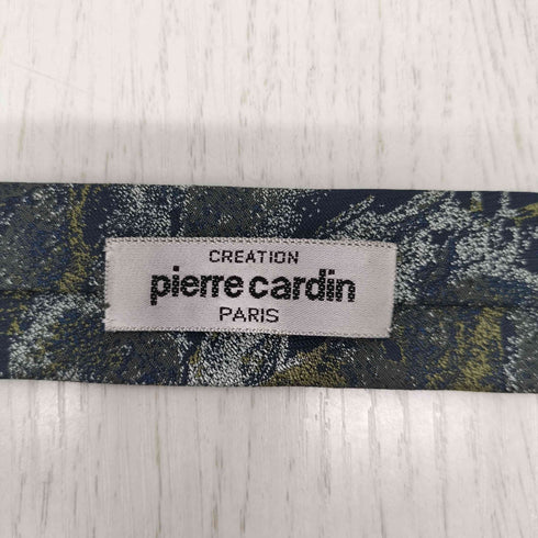 ピエールカルダン pierre cardin 総柄 コットンネクタイ メンズ