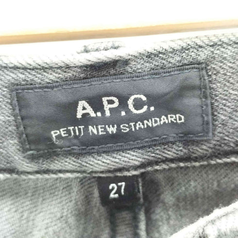 アーペーセー A.P.C. PETIT NEW STANDARD ブラックデニムパンツ レディース 27