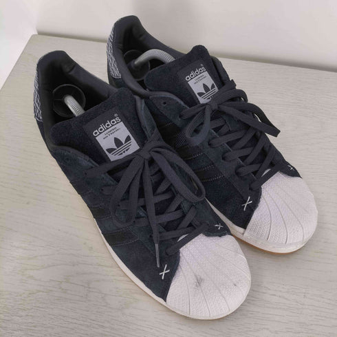 アディダスオリジナルス adidas Originals SUPERSTAR スエード Black/Black-White メンズ JPN:28.5