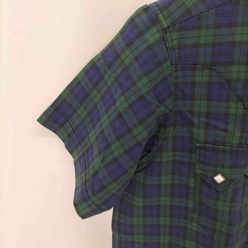 ロックマウント ROCK MOUNT ブラックウォッチ ウエスタンシャツ メンズ 15.5