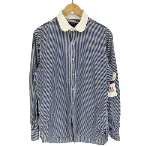 ポロラルフローレン POLO RALPH LAUREN Custom Fit Striped Poplin Shirt メンズ import:M