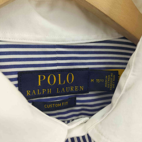 ポロラルフローレン POLO RALPH LAUREN Custom Fit Striped Poplin Shirt メンズ import:M