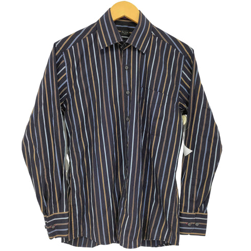 ポールスミスロンドン Paul Smith LONDON マルチカラーストライプ 長袖シャツ メンズ 39