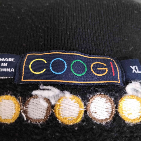 クージー COOGI バックワッペン ジップスウェット メンズ import:XL