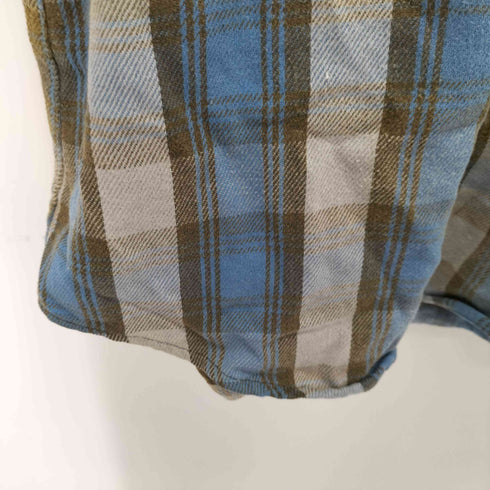 プレンティス Prentiss outdoors usa製 チェック ネルシャツ メンズ import:L