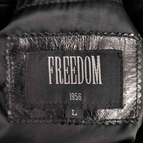 フリータ?ム FREEDOM カウレザー シャツ ジャケット メンズ import:L
