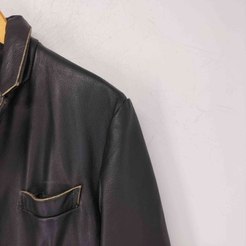 ホーンワークス HORN WORKS 本革 テーラード ジャケット メンズ import:L