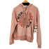 WOKE EDGE Washed Thermal Zip HoodieサーマルZIP UPパーカー メンズ L