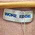 WOKE EDGE Washed Thermal Zip HoodieサーマルZIP UPパーカー メンズ L