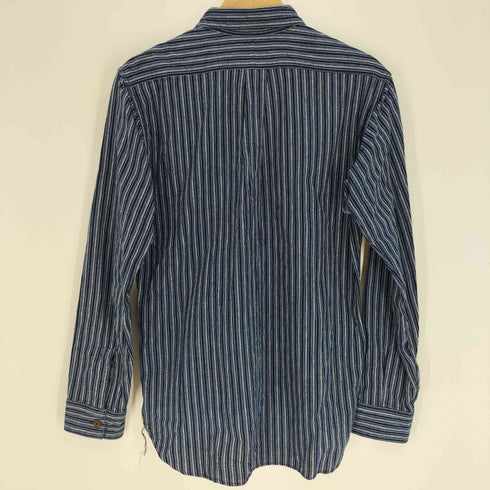 シュガーケーン SUGAR CANE フィクションロマンス 5.25オンス インディゴストライプ ワークシャツ メンズ import:S