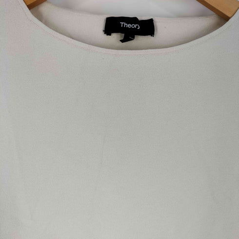 セオリー theory 24SS Wooster Crepe Knit Boat Neck Top レディース JPN:S