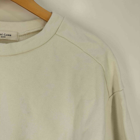 デミルクスビームス Demi-Luxe BEAMS 裏毛プルオーバー レディース