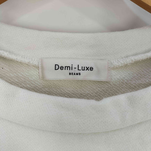 デミルクスビームス Demi-Luxe BEAMS 裏毛プルオーバー レディース