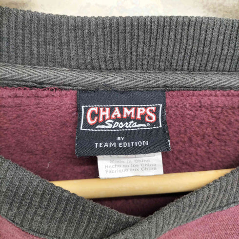 CHAMPS SPORTS TEXAS A&M フロント刺繍クルーネックスウェット メンズ L