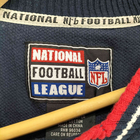 エヌエフエル NFL ロゴ刺繍Vネックスウェット メンズ L