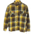 キャッツポウ CATS PAW 東洋 マドラスチェック ロゴワッペン フラップポケット 猫目ボタン フランネルシャツ メンズ import:S