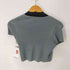 カルバンクラインジーンズ Calvin Klein Jeans ロゴ刺繍 カットアウトリブニットミニTシャツ レディース import:S