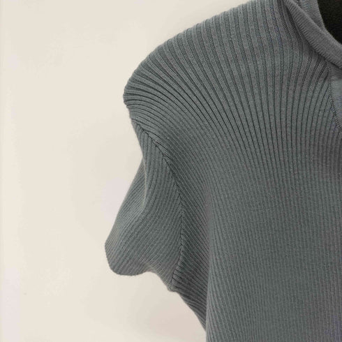 カルバンクラインジーンズ Calvin Klein Jeans ロゴ刺繍 カットアウトリブニットミニTシャツ レディース import:S