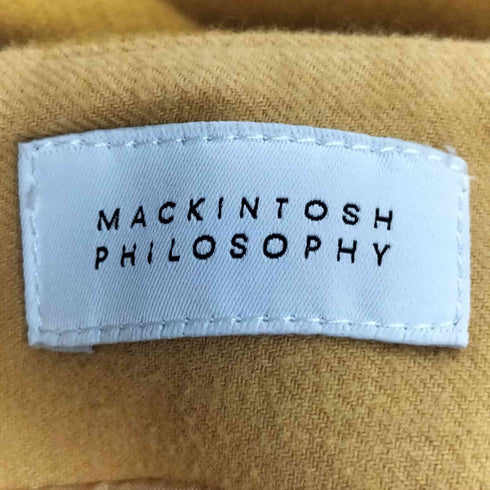 マッキントッシュフィロソフィー MACKINTOSH PHILOSOPHY バックジップ ベイカーポケット メルトンウールスカート レディース JPN:36