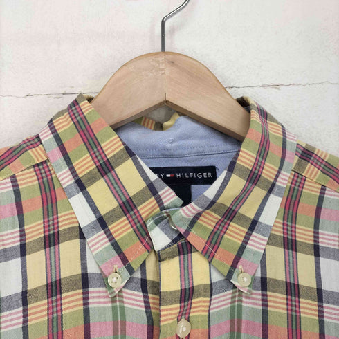 トミーヒルフィガー TOMMY HILFIGER チェック柄BDシャツ メンズ L