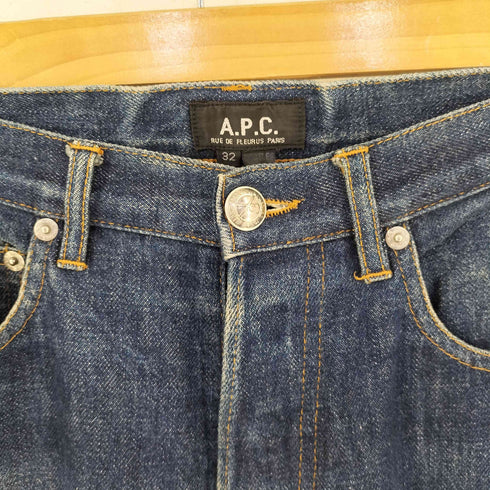 アーペーセー A.P.C. 日本製 ボタンフライ セルビッチ デニムパンツ 赤耳 メンズ 32