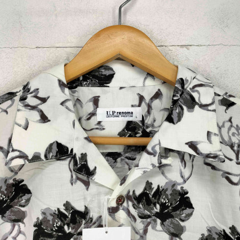ユーピーレノマ U.P renoma 花柄オープンカラー S/S シャツ メンズ JPN:L