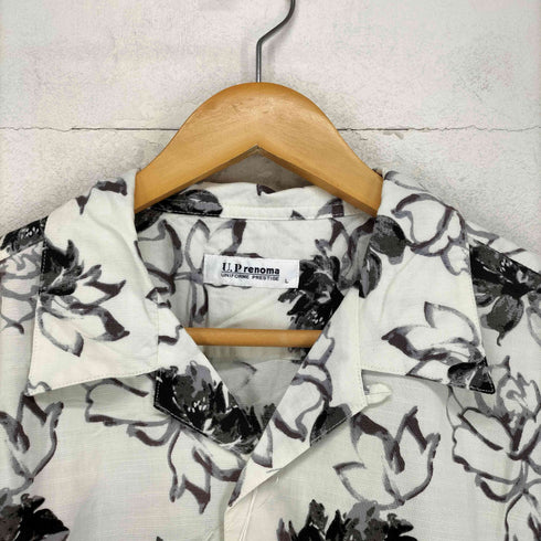 ユーピーレノマ U.P renoma 花柄オープンカラー S/S シャツ メンズ JPN:L