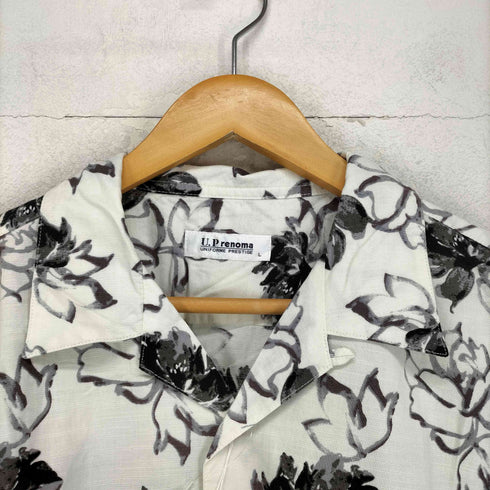 ユーピーレノマ U.P renoma 花柄オープンカラー S/S シャツ メンズ JPN:L