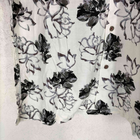 ユーピーレノマ U.P renoma 花柄オープンカラー S/S シャツ メンズ JPN:L