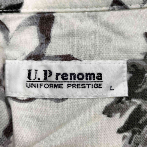 ユーピーレノマ U.P renoma 花柄オープンカラー S/S シャツ メンズ JPN:L