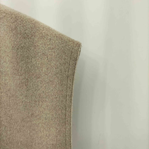 ザラ ZARA ウールメルトン ロングベスト レディース M