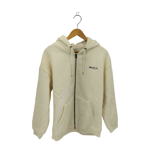 ルーカ RVCA 別注 両面ロゴプリント ジップアップ パーカー メンズ M