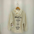 ルーカ RVCA 別注 両面ロゴプリント ジップアップ パーカー メンズ M