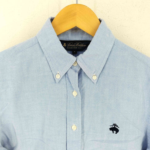 ブルックスブラザーズ BROOKS BROTHERS ロゴ刺繍 コットン ボタンダウンシャツ メンズ import:S