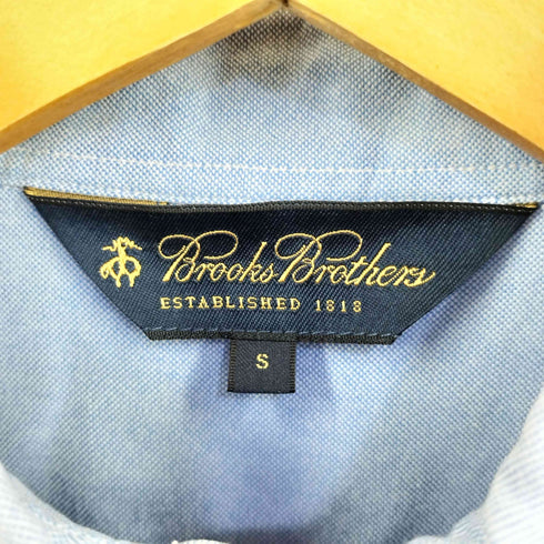 ブルックスブラザーズ BROOKS BROTHERS ロゴ刺繍 コットン ボタンダウンシャツ メンズ import:S