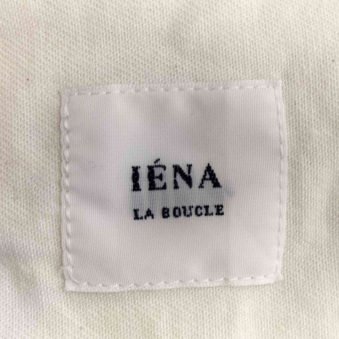 イエナラブークル IENA LA BOUCLE 23ss リネンコットンヘリンボン サスペンダーパンツ2サロペット レディース 34