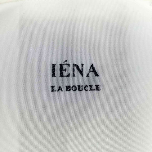 イエナラブークル IENA LA BOUCLE ストライプ コットン Vネック ジャンプスーツ レディース 36