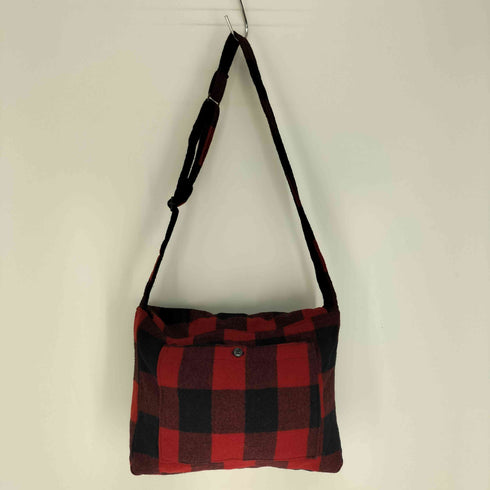 ペンドルトン PENDLETON メキシコ製 バッファローチェック フラップポケット フランネルシャツ リメイク ショルダーバック メンズ