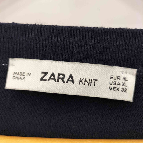 ザラ ZARA クルーネック レーヨン ニットセーター レディース XL