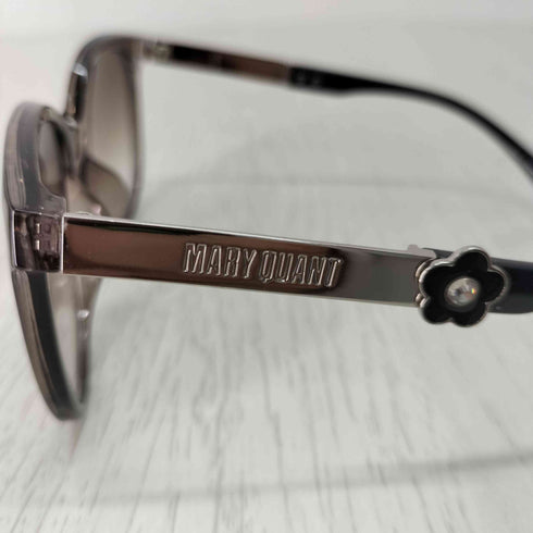 マリークワント MARY QUANT ハーフメタルテンプル サングラス レディース