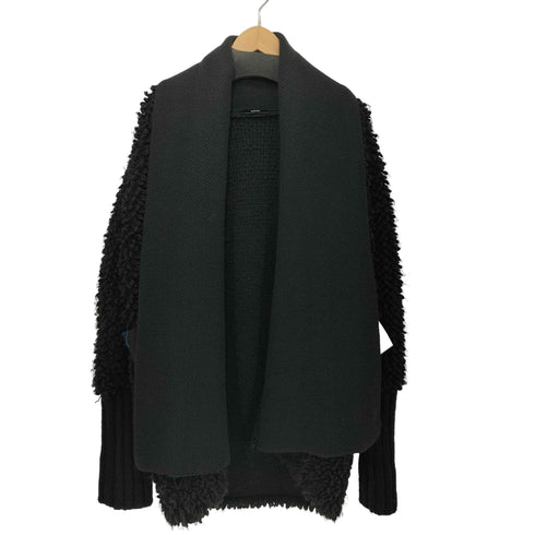 ディーゼル DIESEL モヘヤ混 プードルボア ガウン ジャケット メンズ import:XS