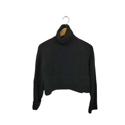 ザラ ZARA タートルネック クロップド ニット セーター レディース L