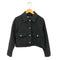ザラ ZARA シルバーボタン メルトン カバーオールジャケット レディース S