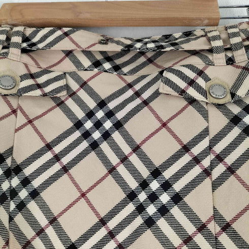 バーバリーブルーレーベル BURBERRY BLUE LABEL ノバチェック ミニスカート レディース 38