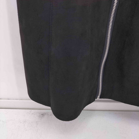 ザラ ZARA フェイクスエード ジップアップ ワンピース レディース S