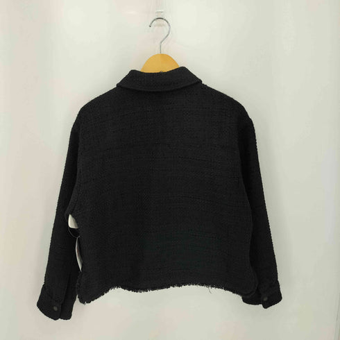 ザラ ZARA ツイード カバーオールジャケット レディース S
