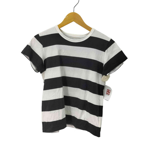 アニエスベー agnes b. ボーダーコットン半袖Tシャツ レディース JPN:2