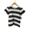 アニエスベー agnes b. ボーダーコットン半袖Tシャツ レディース JPN:2